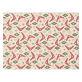 Midden eeuw Kerst Boomerangs met Diamanten Tafelkleed (Voorkant (Horizontaal))