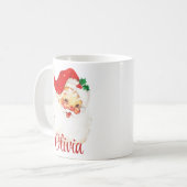 Midden-Eeuw  Kerstman Custom Christmas Koffiemok (Voorkant links)