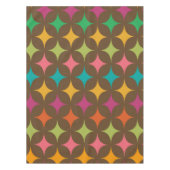 Midden eeuw Kleurrijke Retro Starbursts patroon Tafelkleed (Voorkant)