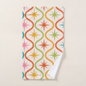 Midden eeuw kleurrijke sterrenbeelden op één patro bad handdoek (Handdoek)