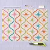 Midden eeuw kleurrijke sterrenbeelden op één patro tissuepapier (Craft)