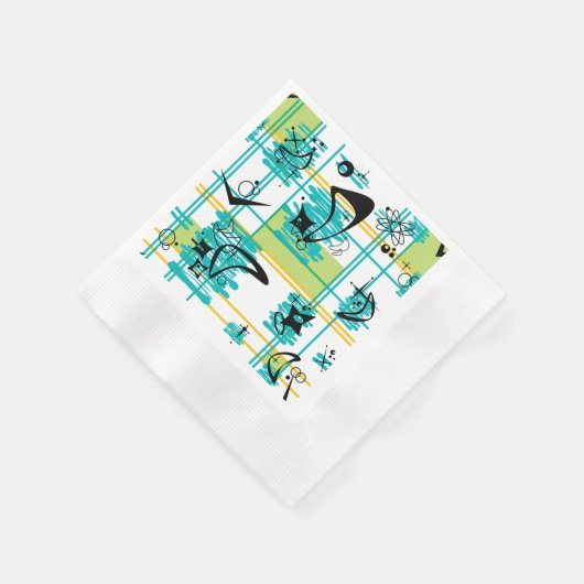 Midden eeuw Madras Servet (Hoek)