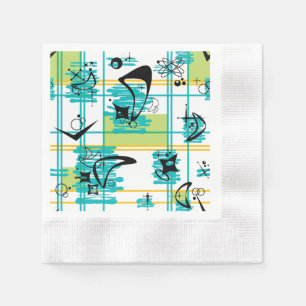 Midden eeuw Madras Servet