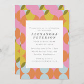 Midden Eeuw Mod Abstract Geometrische Afstuderen  Kaart (Voorkant / Achterkant)