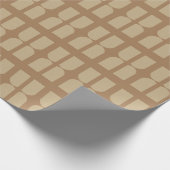 Midden eeuw Mod Boho Neutrale boog patroon Cadeaupapier (Hoek)