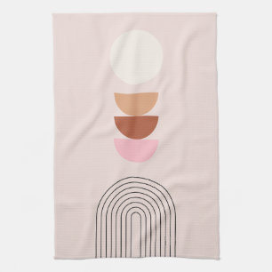 Midden eeuw Modern 08 Arch Blush Roze Theedoek