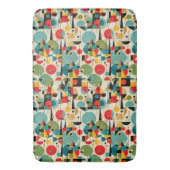 Midden Eeuw Modern Abstract Object Retro Geometris Badmat (Voorkant Verticaal)