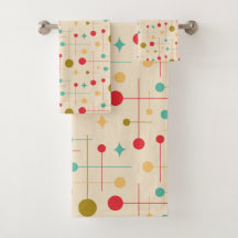 Midden Eeuw Modern Abstract Patroon 29 Crème