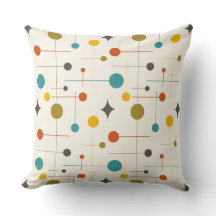 Midden Eeuw Modern Abstract Patroon 29 Crème