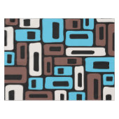 Midden eeuw modern abstract patroon tafelkleed (Voorkant (Horizontaal))