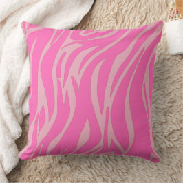 midden eeuw modern abstract retro roze kussen