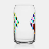Midden eeuw modern arend blikvorm glas (Links)
