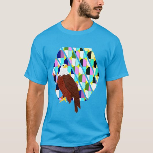Midden eeuw modern arend t-shirt (Voorkant)