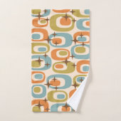 Midden Eeuw Modern Atomair Patroon Bad Handdoek (Handdoek)
