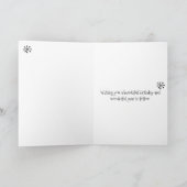 Midden eeuw modern atomaire kat retro gelukkige ve kaart (Binnen)