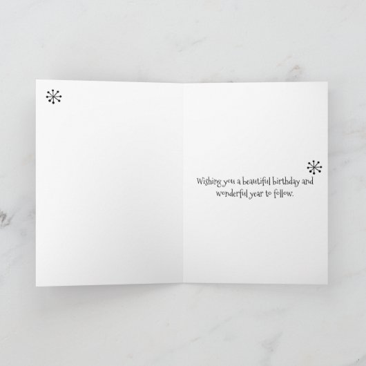 Midden eeuw modern atomaire kat retro gelukkige ve kaart (Binnen)