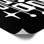 Midden-Eeuw Modern Atomic Abstract Poster (Hoek)