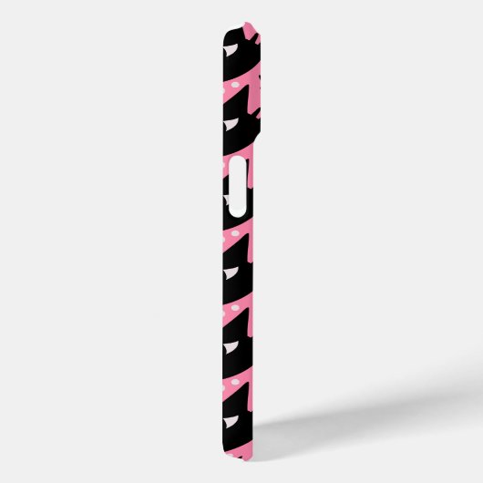 Midden-Eeuw Modern Atomic Cat Pattern Case-Mate iPhone Case (Achterkant / Rechts)