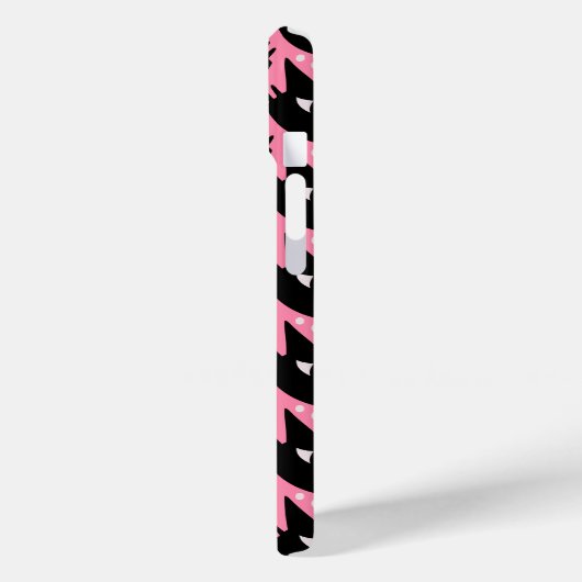 Midden-Eeuw Modern Atomic Cat Pattern Case-Mate iPhone Case (Achterkant / Links)