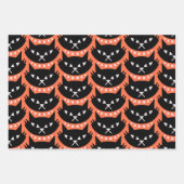 Midden-Eeuw Modern Atomic Cat Pattern Inpakpapier Vel (Voorkant 3)