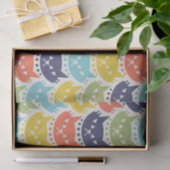 Midden-Eeuw Modern Atomic Cat Pattern Tissuepapier (Geschenk)