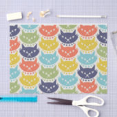 Midden-Eeuw Modern Atomic Cat Pattern Tissuepapier (Craft)