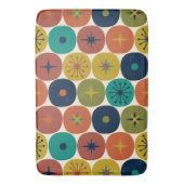 Midden eeuw Modern Atomic Future Retro Patroon Badmat (Voorkant Verticaal)