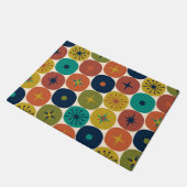 Midden eeuw Modern Atomic Future Retro Patroon Deurmat (Schuin)