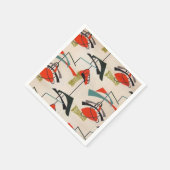 Midden eeuw Modern Atomic Papier servetten (Hoek)