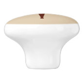 Midden eeuw Modern Atomic Starburst Retro Minimal Keramische Knop (Zijkant)