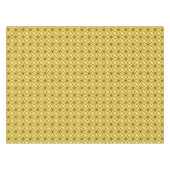 Midden Eeuw Modern Atomische Print - Mosterd Goud Tafelkleed (Voorkant (Horizontaal))