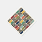 Midden Eeuw Modern Atomtijdperk Servet (Hoek)