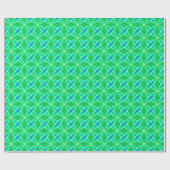 Midden eeuw modern atoomprint - jade groen cadeaupapier (Vlak)