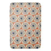Midden eeuw modern atoomstippen retro patroon badmat (Voorkant Verticaal)