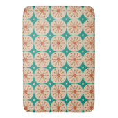 Midden eeuw modern atoomstippen retro patroon badmat (Voorkant Verticaal)