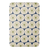 Midden eeuw modern atoomstippen retro patroon badmat (Voorkant Verticaal)