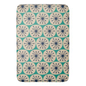 Midden eeuw modern atoomstippen retro patroon badmat (Voorkant Verticaal)