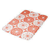 Midden eeuw modern atoomstippen retro patroon  badmat (Gekanteld)