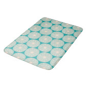 Midden eeuw modern atoomstippen retro patroon badmat (Gekanteld)
