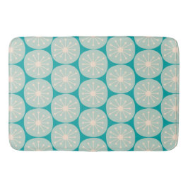Midden eeuw modern atoomstippen retro patroon badmat
