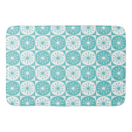 Midden eeuw modern atoomstippen retro patroon  badmat