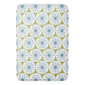 Midden eeuw modern atoomstippen retro patroon badmat (Voorkant Verticaal)