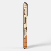 Midden eeuw modern atoomtijdperk kosmisch patroon Case-Mate iPhone case (Achterkant / Rechts)