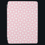 Midden eeuw modern Baby roze en wit patroon iPad Air Cover<br><div class="desc">Retro Mid Century Modern Pattern - Abstracte geometrische vormen - Schattige en minimalistisch patroon in Baby Pink.</div>