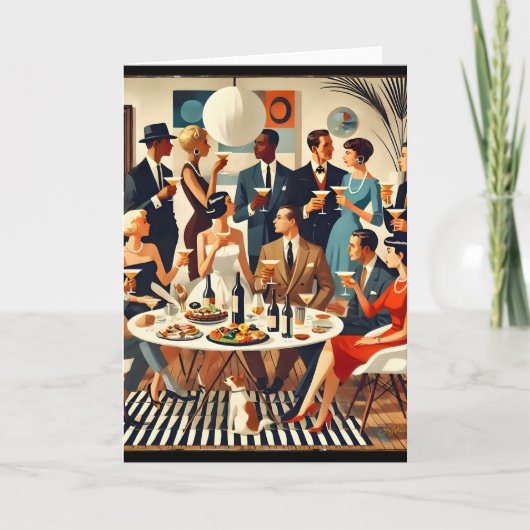 Midden eeuw modern De Martini intellectuelen Kaart (Voorkant)