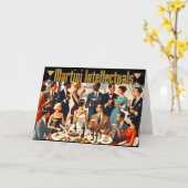 Midden eeuw modern de Martini intellectuelen Kaart (Gele Bloem)