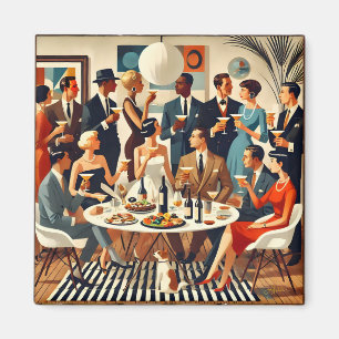 Midden eeuw modern de Martini intellectuelen Magneet