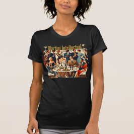 Midden eeuw modern de Martini intellectuelen  T-shirt
