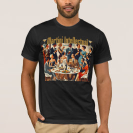 Midden eeuw modern De Martini intellectuelen T-shirt