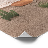 Midden-eeuw Modern Flamingo Huis Poster (Hoek)